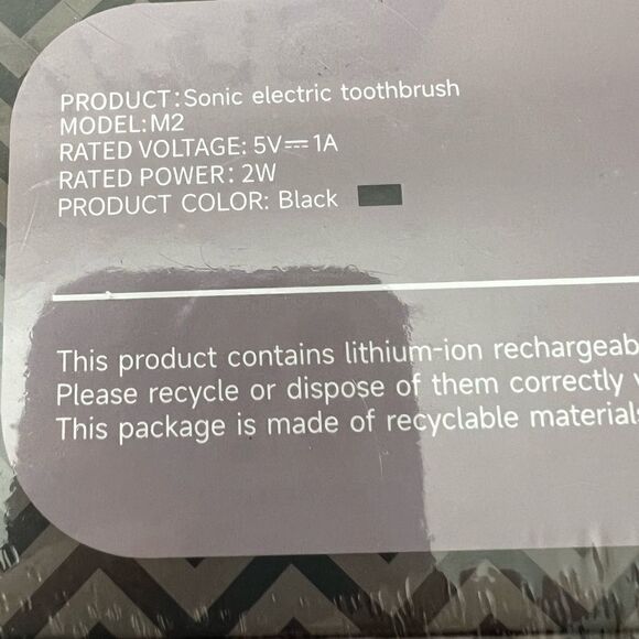 NIB sonic electric toothbrush sealed in box I don’t know the color - Picture 4 of 5